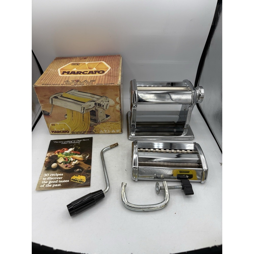 Marcato Atlas Noodle Maker Machine 150 Lusso Homemade Pasta Spag Wellness